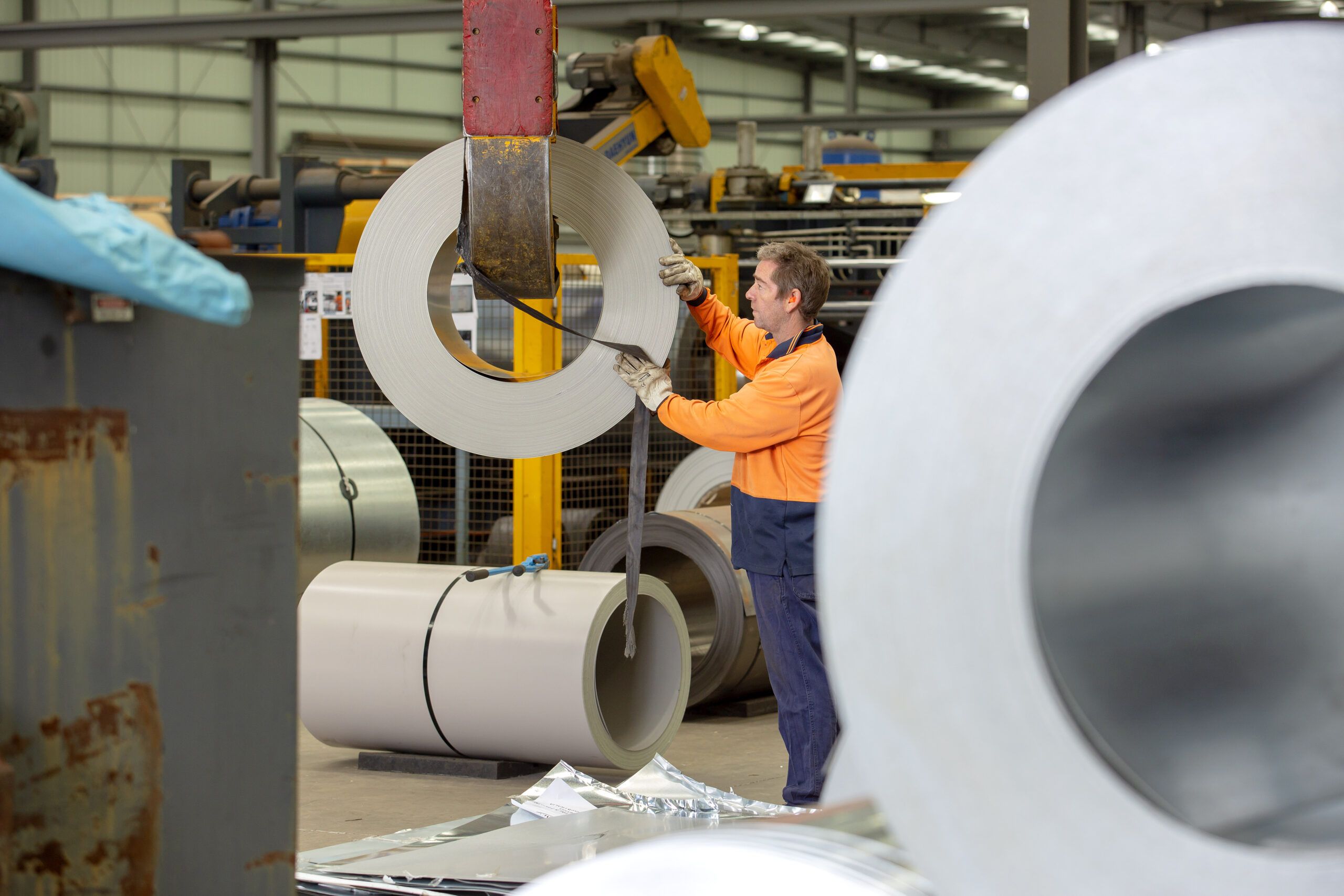 Apex Steel Group Factory and Team Member Working